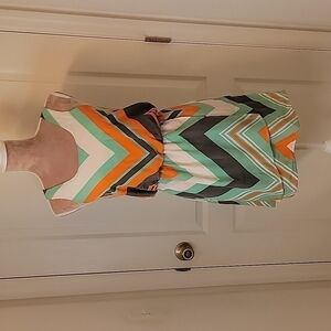 Jodi Kristopher Halter Dress wrap skirt, size XS